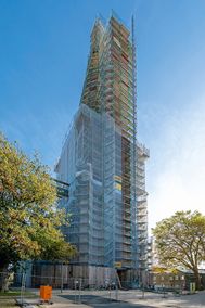 ALTRAD: 2 000 m2  Gerüst an Stadtkirche in Unna aufgestellt