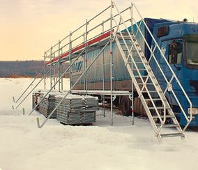 Krause: »Eisfrei«-Gerüstsystem für Sicherheit in jeder Jahreszeit 
