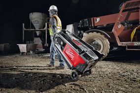 Neue Art der Baustellenbeleuchtung