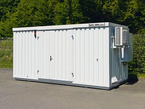 Säbu: Gefahrstoffcontainer für desinfizierende Mittel 