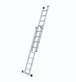 ZARGES: Zweiteilige Stufen-Schiebeleiter soll mehr Flexibilität bieten