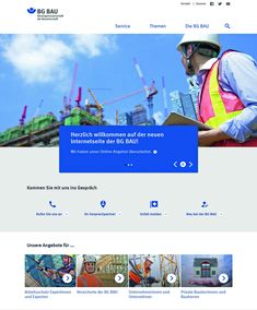 BG BAU: Verbesserter digitaler Service