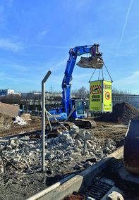 ISG: Baustelleneinrichtung - Konzept mit Videobewachung