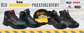 Praxisbericht: Bauprofis testen acht Sicherheitsschuhe: 