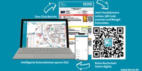 Kevox: Neue Funktion Digitale Mängelfreimeldung