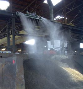 Nebolex: Staubminderung durch Wassernebel