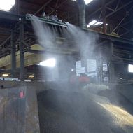 Nebolex: Staubminderung durch Wassernebel