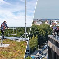 Zuverlässige Absturzsicherung für Münchner Bürogebäude