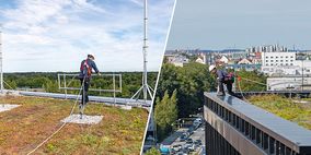 Zuverlässige Absturzsicherung für Münchner Bürogebäude