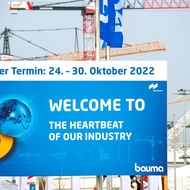 bauma wird in den Oktober 2022 verschoben