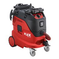 FLEX: Staub und Virenbelastung auf der Baustelle - Sicherheitssauger und Bauluftreiniger schützen die Gesundheit