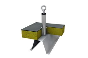 ABS Safety: Anschlagpunkt für Trapezblech schont den Dachaufbau