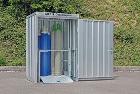 TÜV-geprüfte Container für Gasflaschen