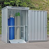 TÜV-geprüfte Container für Gasflaschen