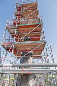 ALTRAD: Modulgerüstsystem von Altrad bei Kirchensanierung im Einsatz