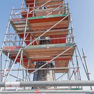 ALTRAD: Modulgerüstsystem von Altrad bei Kirchensanierung im Einsatz