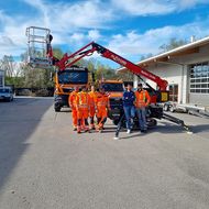 Gemeine Zolling setzt auf Raupenarbeitsbühne Spider 13.80E