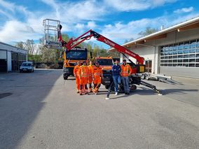 Gemeine Zolling setzt auf Raupenarbeitsbühne Spider 13.80E