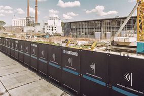 Heras Mobilzaun führt zweite Generation der Lärmschutzmatte ein
