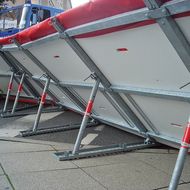 »Mobiler Deich« schützt bei Hochwasser